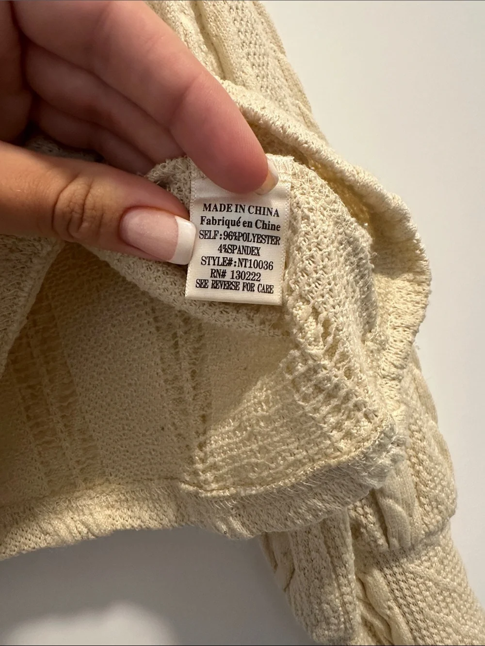 new in cozy cream